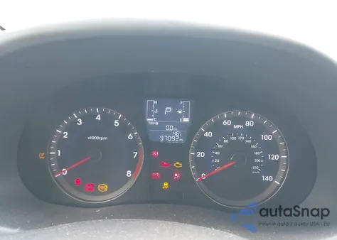 2016 Hyundai Accent Se z USA, uszkodzony, nr VIN KMHCT4AE6GU089061